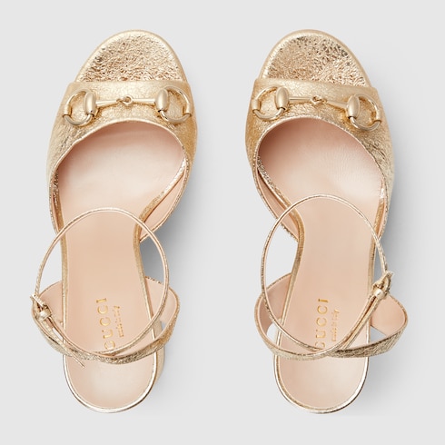 Women's Horsebit platform sandal