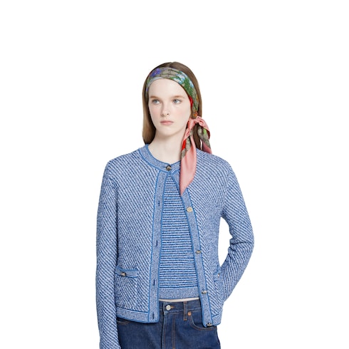 Carré in twill di seta stampata