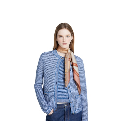 Printed silk carré