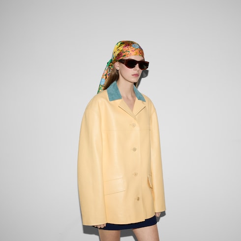 Printed silk carré