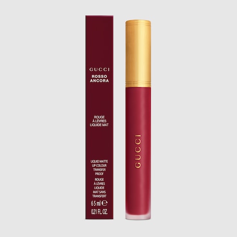 509 Gucci Rosso Ancora, Rouge à Lèvres Liquide Mat Lipstick