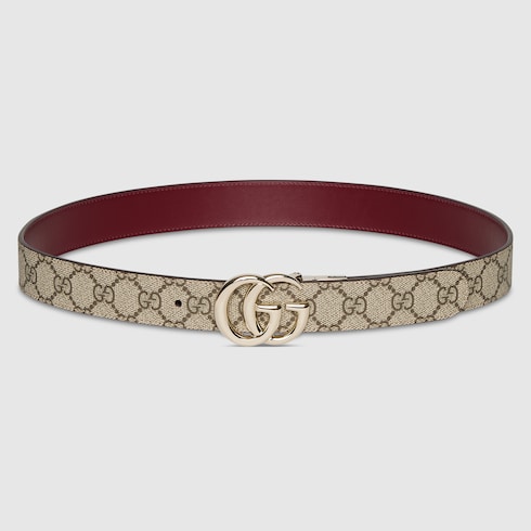 Ceinture large réversible GG Marmont