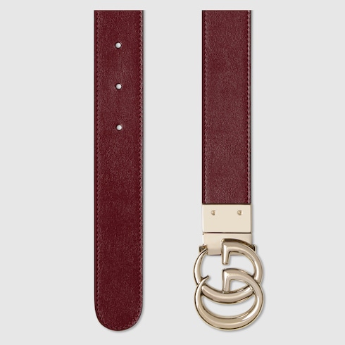 Reversible GG Marmont wide belt