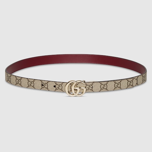 Reversible GG Marmont thin belt