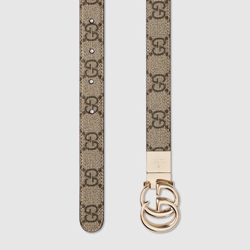 Reversible GG Marmont thin belt