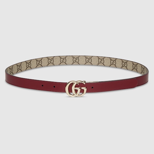 Reversible GG Marmont thin belt