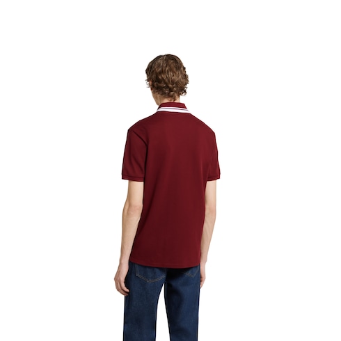 Poloshirt aus Baumwoll-Piqué mit Stickerei