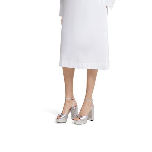 Women's Horsebit platform sandal