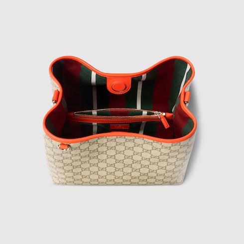 Borsa a secchiello GG Emblem misura media
