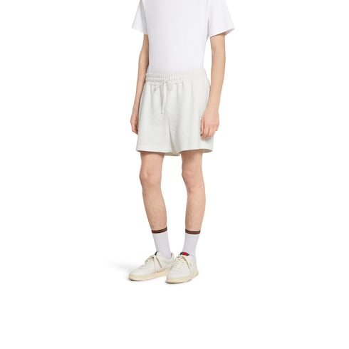 Embossed GG technical jersey shorts
