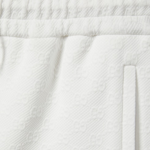 Embossed GG technical jersey shorts