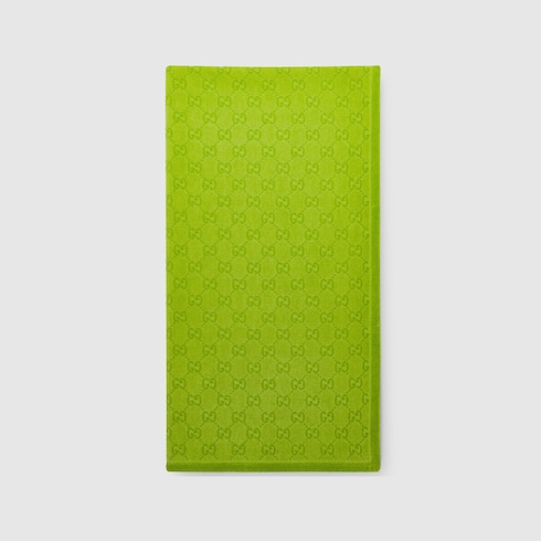 GG terrycloth beach towel