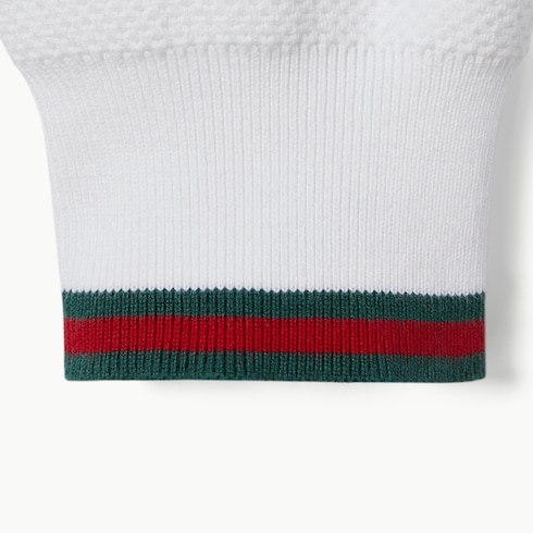 Cardigan aus Baumwoll-Piqué-Strick 