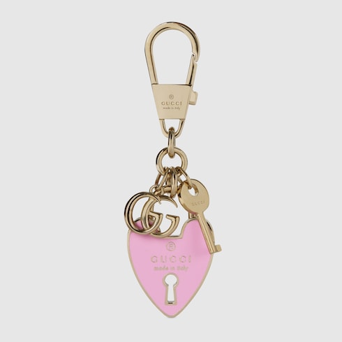 Heart-shaped keychain