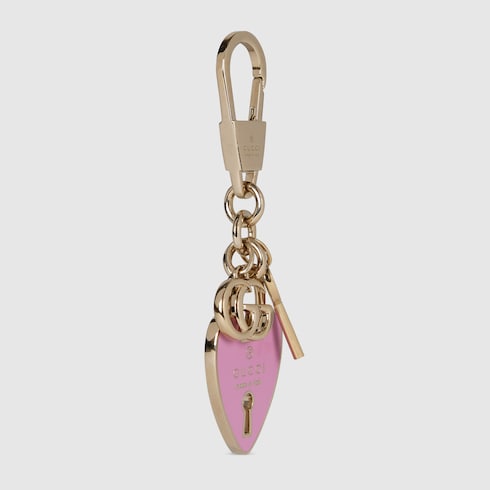 Heart-shaped keychain
