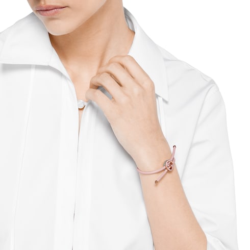 Bracelet with enamel Round Interlocking G