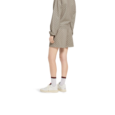Shorts in jersey tecnico stampato