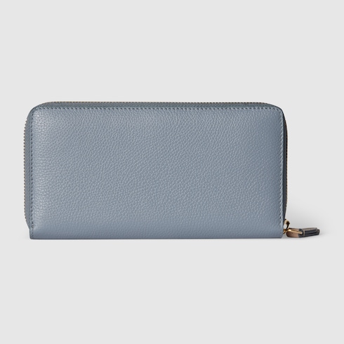 Bi-color GG Marmont zip around wallet