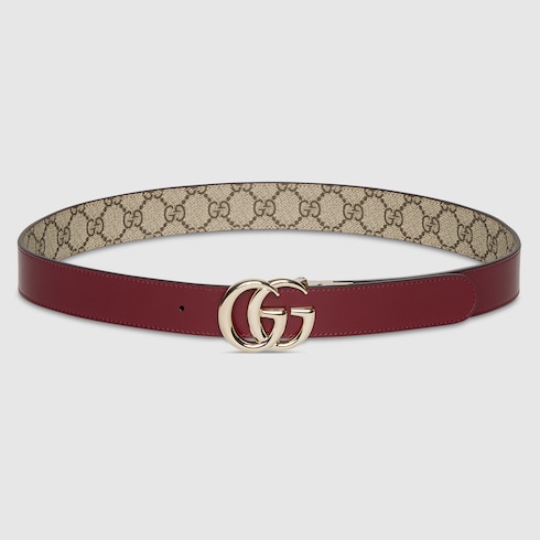 Reversible GG Marmont wide belt