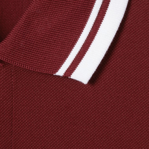 Polo de piqué de algodón con bordado