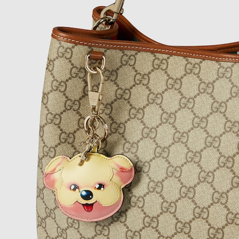 Dog-shaped keychain
