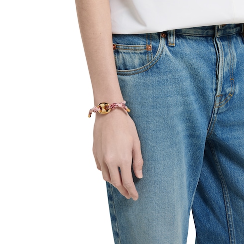 Bracelet en tissu Gucci Marina Chain