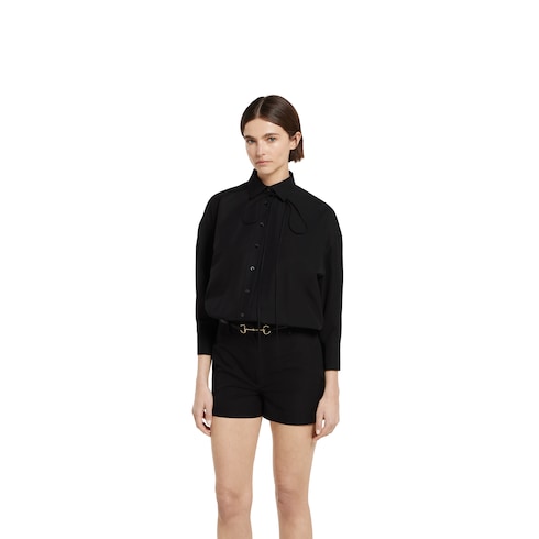 Cotton poplin jumpsuit with embroidery Detail 3