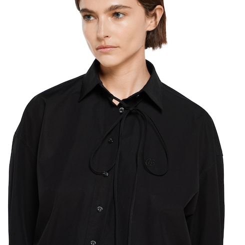 Cotton poplin jumpsuit with embroidery Detail 5