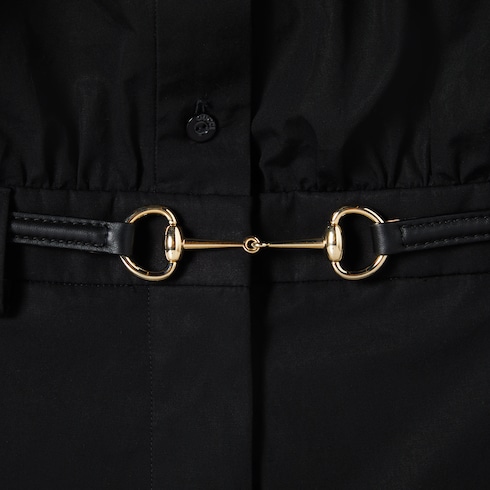 Jumpsuit aus Baumwollpopeline mit Stickerei