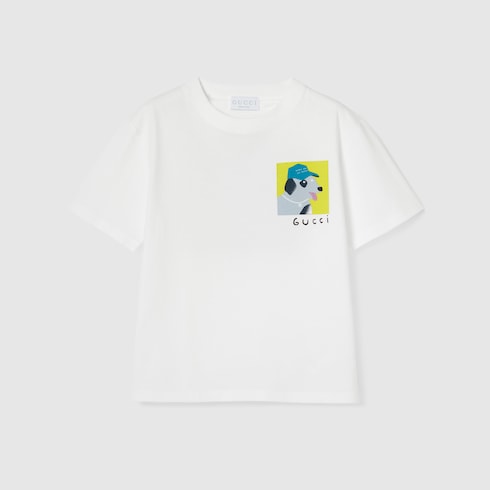 T-shirt pour enfant en coton avec imprimé