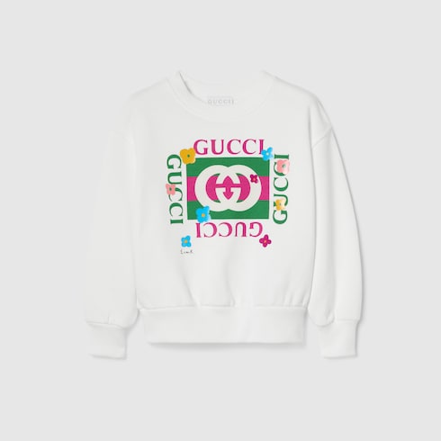 Children's cotton sweatshirt with print