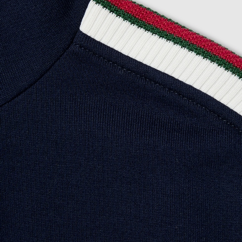 Kinderjacke aus Baumwolle mit Reißverschluss