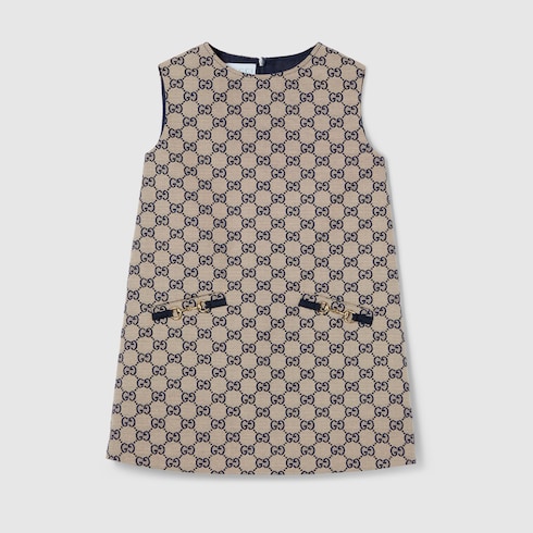 Children's GG canvas dress