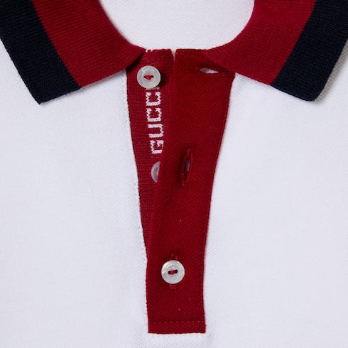 Baby cotton polo shirt with Web