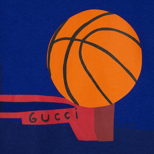 Camiseta infantil de algodón con estampado