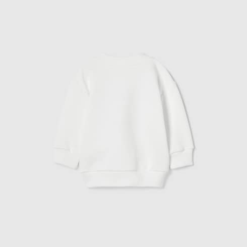 Baby cotton sweatshirt with print
