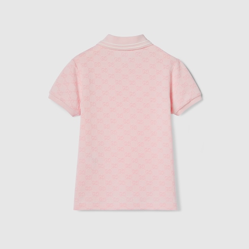 Children's GG cotton polo shirt