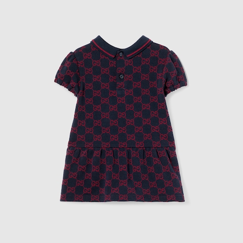 Baby GG cotton piquet dress
