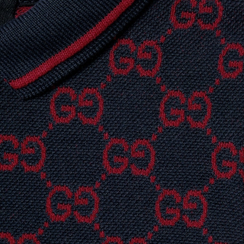 Robe pour bébé en piqué de coton GG