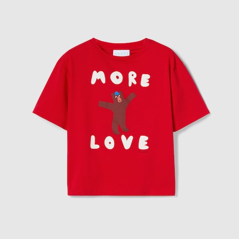 Children's cotton T-shirt with print