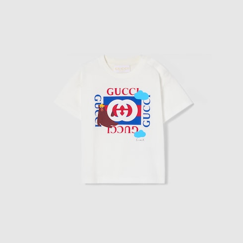 Baby cotton T-shirt with print