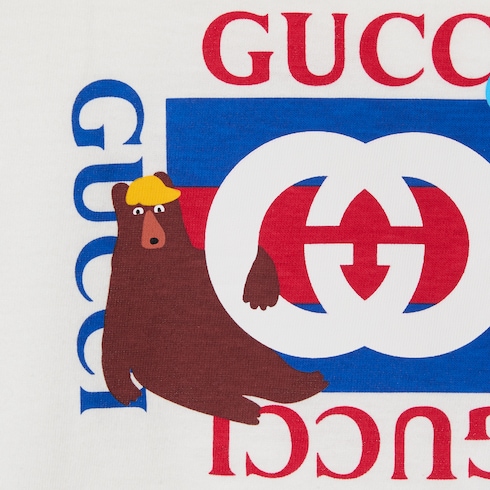 T-shirt neonato in cotone con stampa