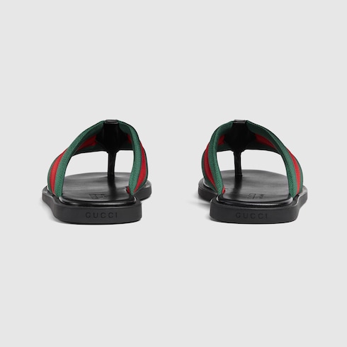 Men's thong sandal with Interlocking G