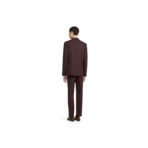 GG wool jacquard suit