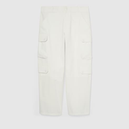 Pantalon cargo en toile de coton léger