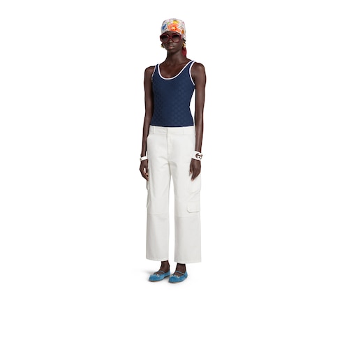 Pantalon cargo en toile de coton léger