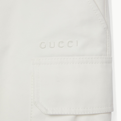 Pantalon cargo en toile de coton léger
