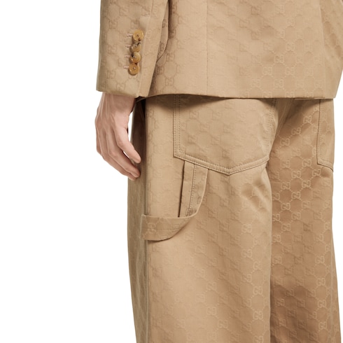 GG cotton gabardine pant