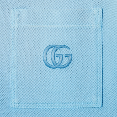 Poloshirt aus Baumwoll-Piqué mit Stickerei
