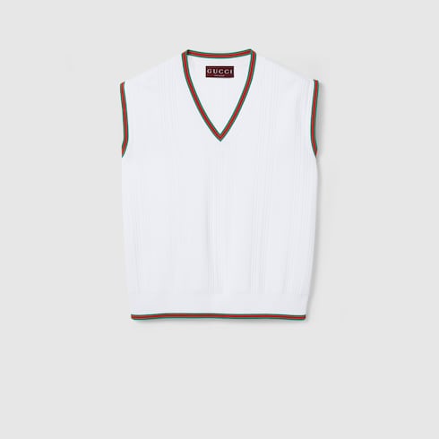 Vest top with Web trim